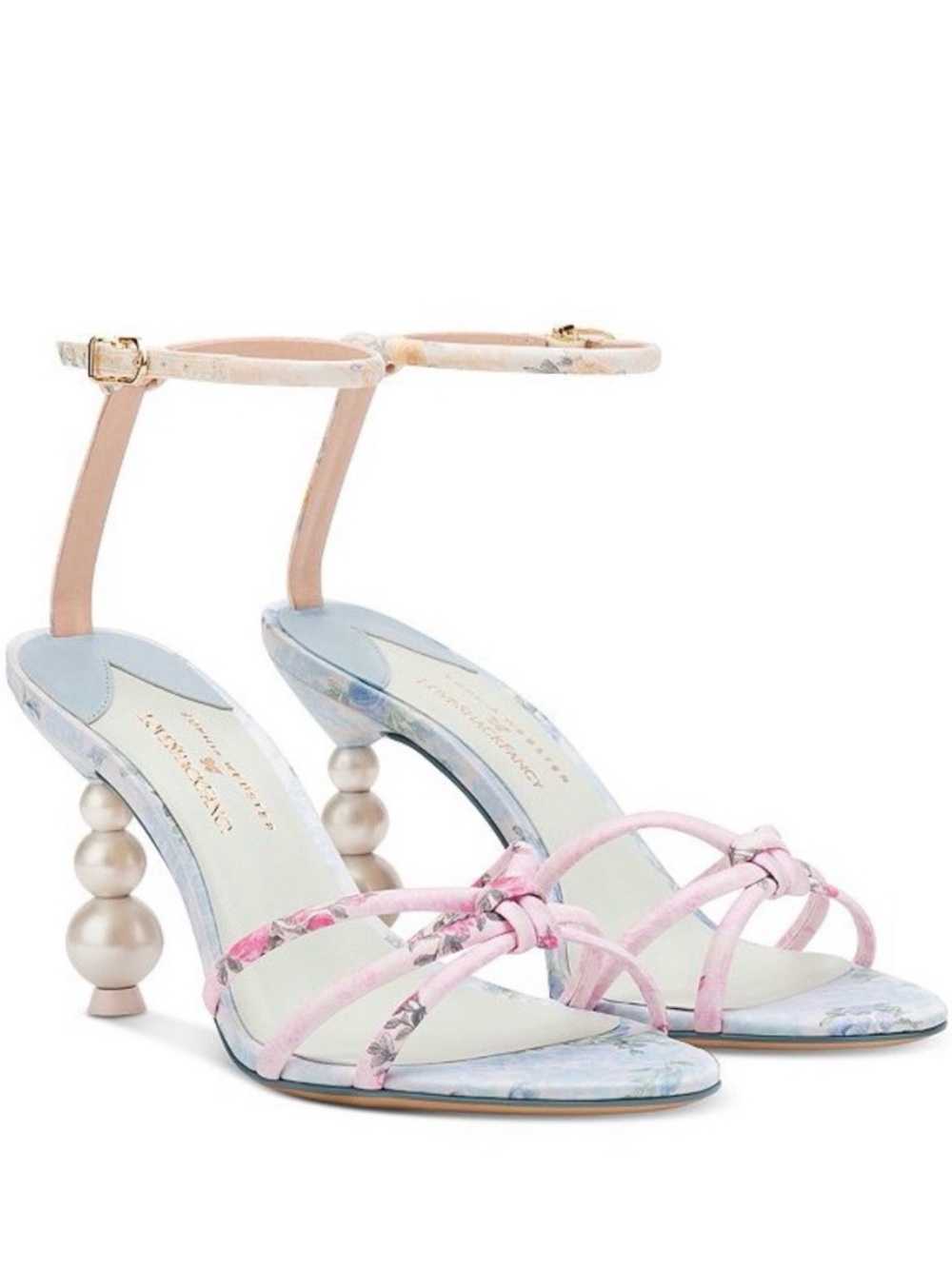 Sophia Webster x LoveShackFancy
Women's Pixie Ankle Strap Mid Heel Sandals 37